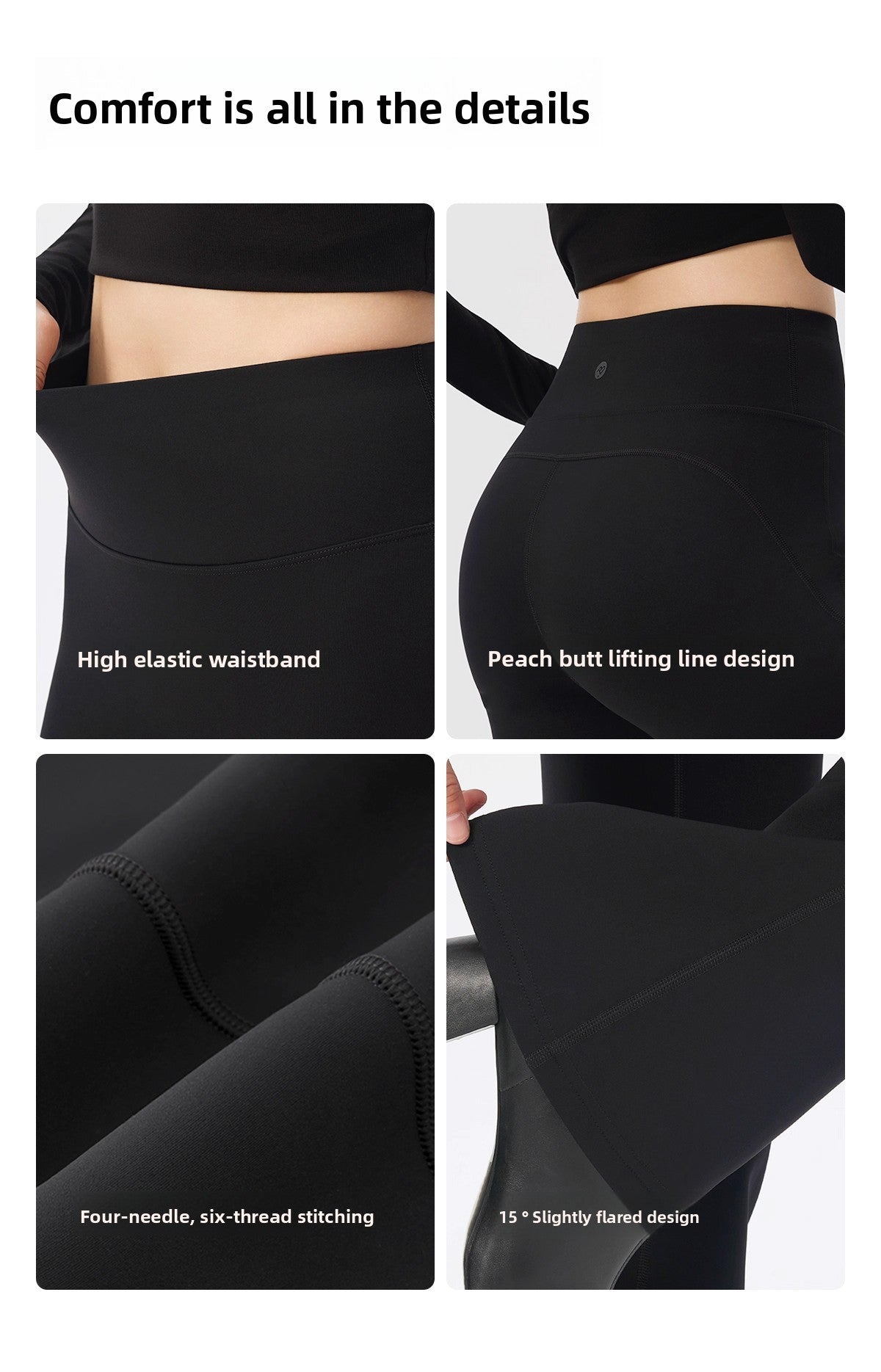 Custom Celebrity Design v2025New Autumn Winter Flared Shark Pants Slimming Yoga Fleece Casual Shark Pants