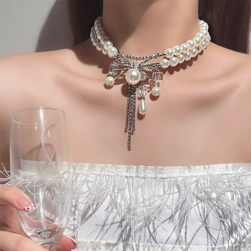 Star Custom 2025New Year's Exaggerated Punk Necklace y2k Irregular Subculture Hip-Hop Trend Unisex Niche Collarbone Chain