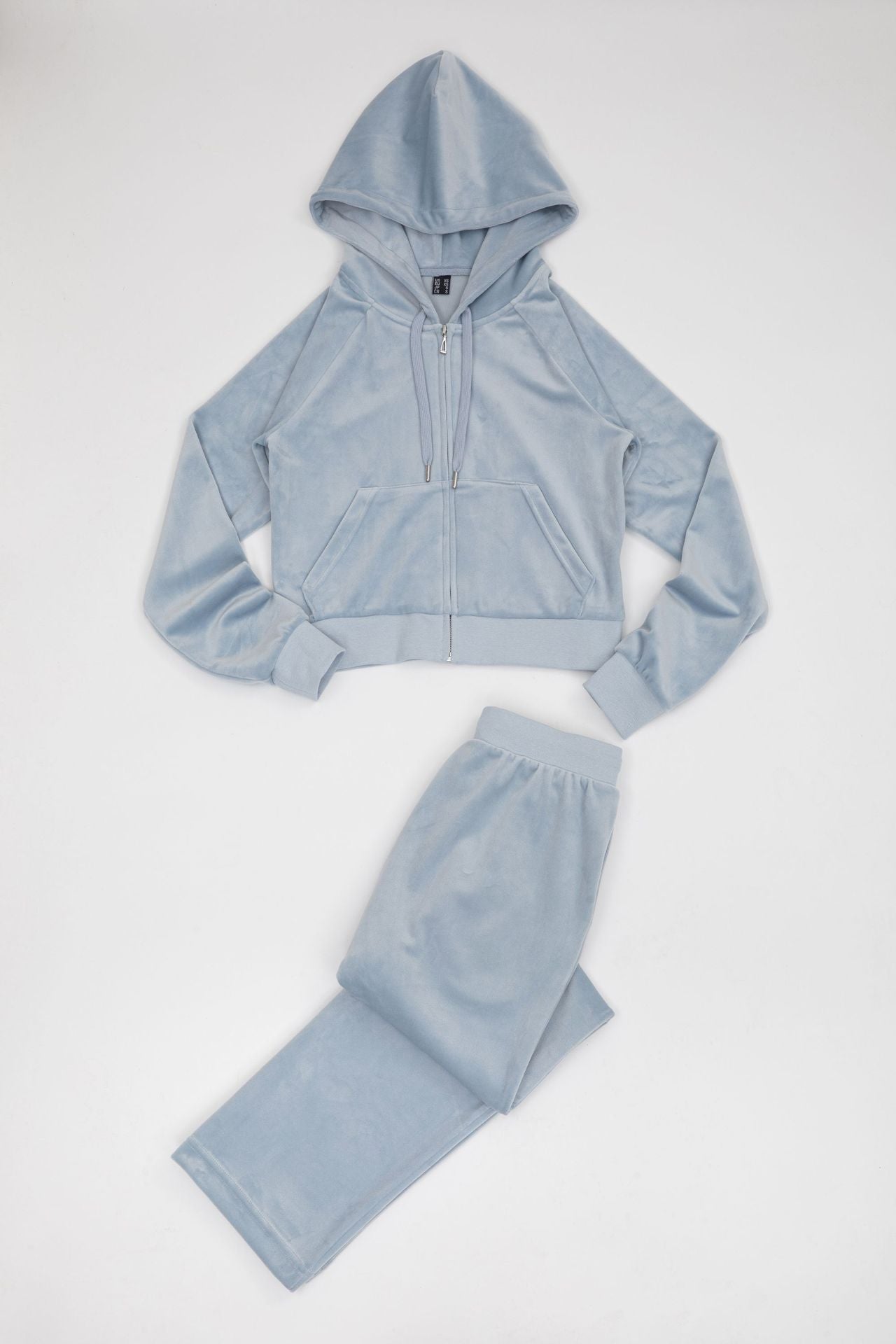 Y2K "McBling" Velour Tracksuit - Mint Green 2000s Aesthetic