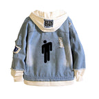 Celebrity Style Trend Billie Fake Two-Piece Sweatshirt Jacket