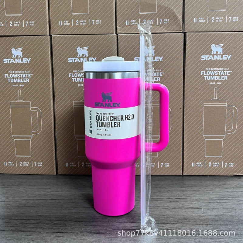 Star Custom stanley Stanley New340oz Large Capacity Car Cup Ice Block Cup304Stainless Steel Water Cup Thermos Cup