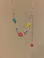 Star Custom 2025New Year's Exaggerated Punk Necklace y2k Irregular Subculture Hip-Hop Trend Unisex Niche Collarbone Chain