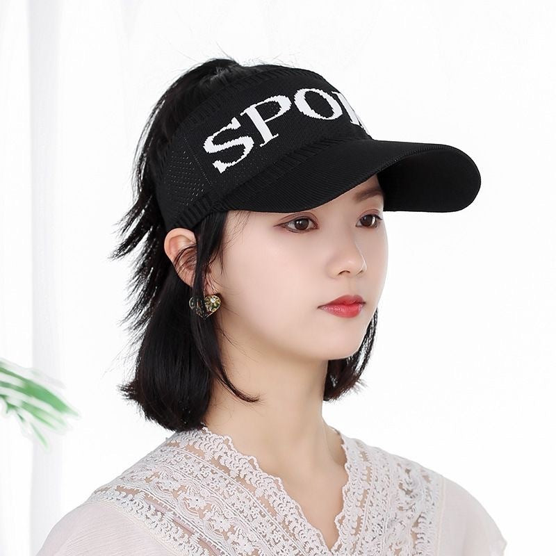 K-Pop Airport Style Sun Visor - UV Protection Sport Hat