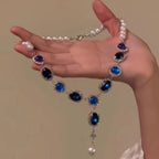 Star Custom 2025New Year's Exaggerated Punk Necklace y2k Irregular Subculture Hip-Hop Trend Unisex Niche Collarbone Chain