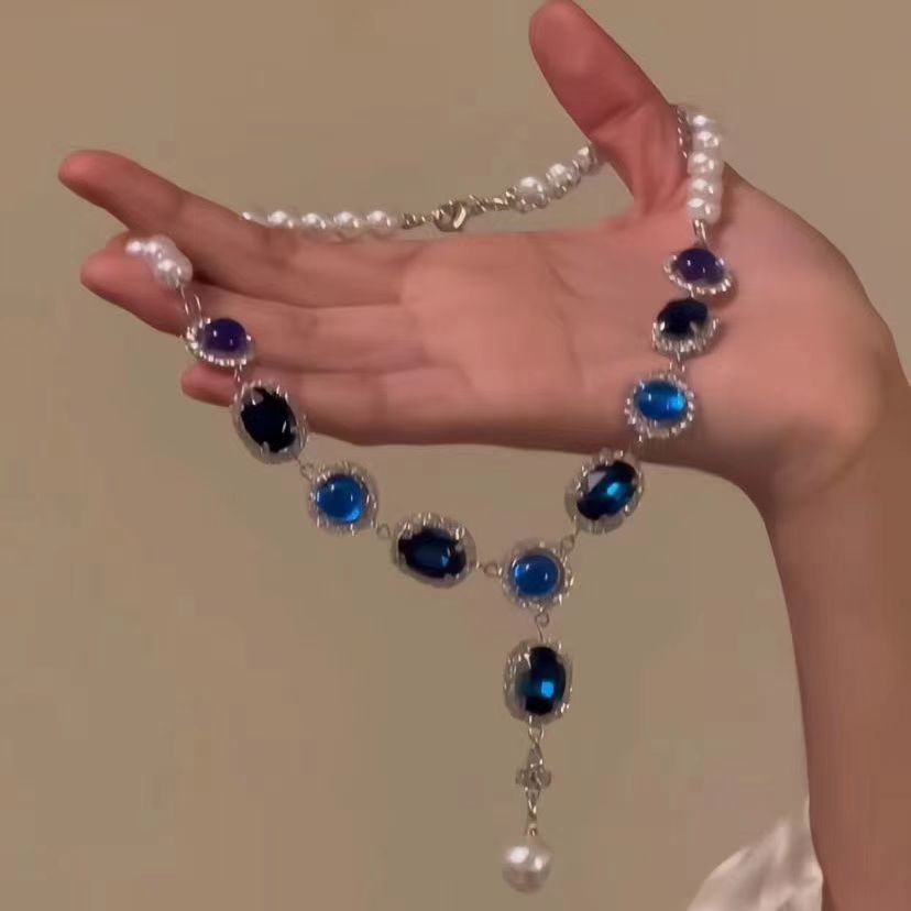 Star Custom 2025New Year's Exaggerated Punk Necklace y2k Irregular Subculture Hip-Hop Trend Unisex Niche Collarbone Chain