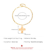 Celebrity Style Decorative Chain Jewelry Personalized Cross Alloy Pendant Necklace  Minimalist Style Clip Simple Internet Celebrity Collarbone Chain for Women