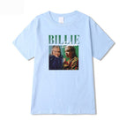 Celebrity Style Pure Cotton Short Sleeve Billie Printing T Shirt New Top