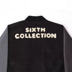 Star Style Autumn Winter Sports Jacket Casual Loose Long Sleeve Top Couple Spliced Sleeve Baseball Cotton Jacket Handsome Unisex Outerwear