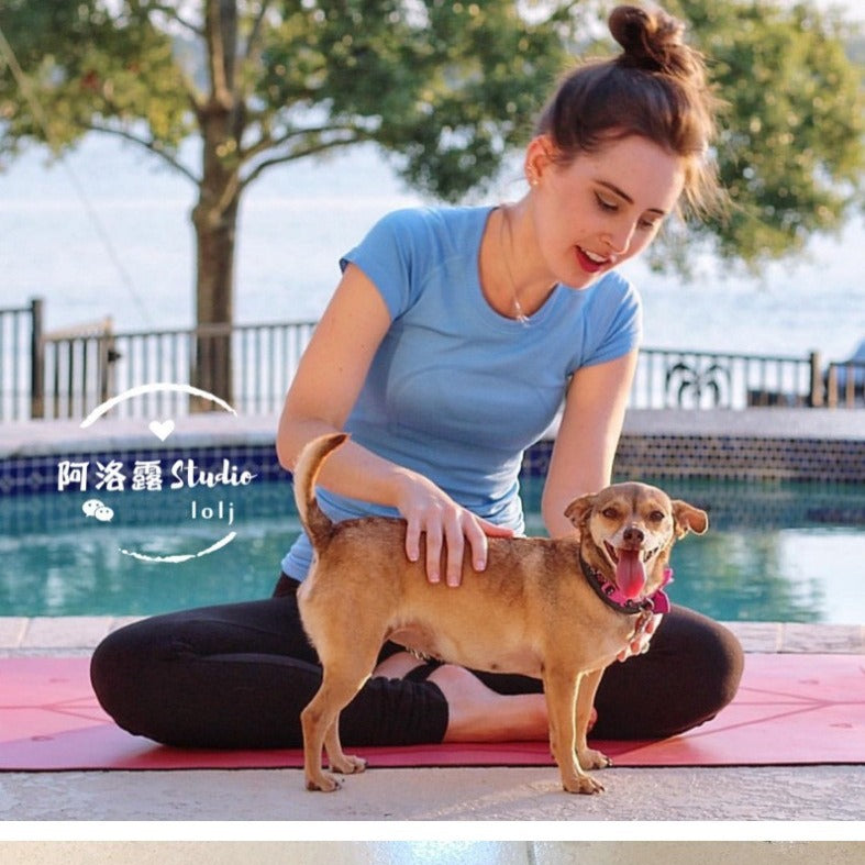 Star Custom SWIFT SPEED Yoga Clothes Women's Top Sexy Quick-Drying Gym Sports Morning Exercise Running Round Neck Short Sleeve TS