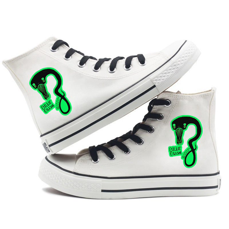 Same Style as Stars BILLIE Canvas shoes for men and women, Korean style breathable couple shoes