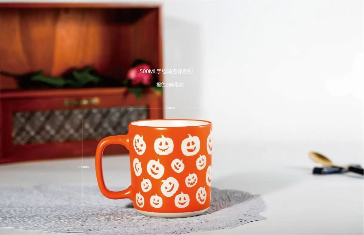 Skull Ceramic Mug Halloween Skull Witch Mug Coffee Cup Creative Gift