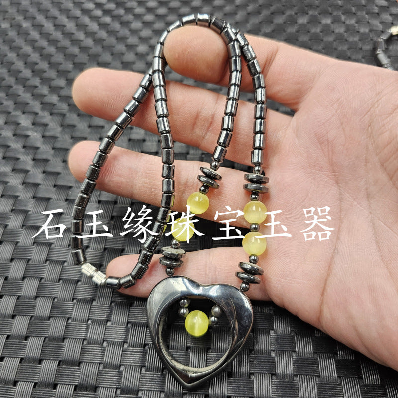 Star Custom Celebrity Imitation Terahertz Dolphin Necklace Round Ring Jade Clasp Cross Necklace Jewelry Sweater Chain Collarbone Necklace