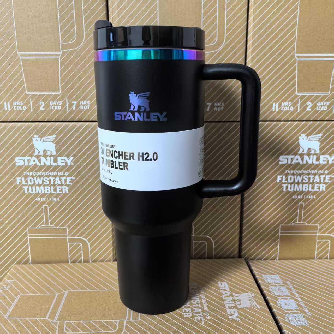 Star Custom stanley Stanley New340oz Large Capacity Car Cup Ice Block Cup304Stainless Steel Water Cup Thermos Cup