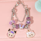 Hot Selling Sanrio Beaded Bracelet Cartoon Kuromi Labubu Beaded Bracelet Women's Accessories