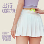 Pop-Punk Princess Pleated Mini Skirt - High Waist Tennis Core