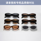 Cat Eye Sunglasses PA Same Style Personality Hot Girl Style Sunglasses Fashion Glasses9069Ultraviolet Ray