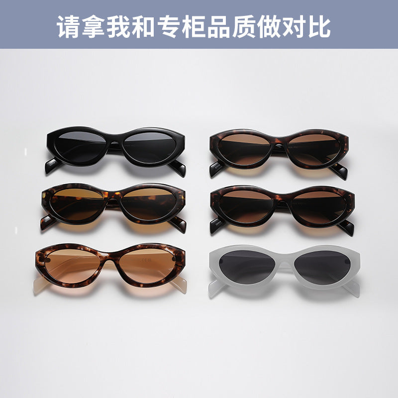 Cat Eye Sunglasses PA Same Style Personality Hot Girl Style Sunglasses Fashion Glasses9069Ultraviolet Ray