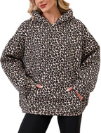 2025European and Autumn New Women's Fashion3d Digital Printed Camouflage Maple Leaf Sweatshirt Jacket