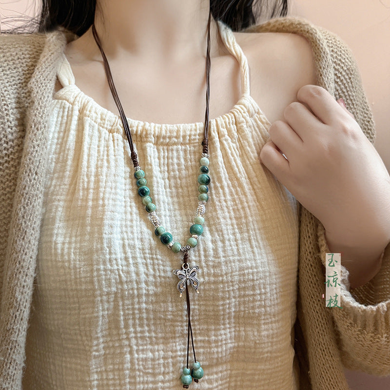 Star Custom 2025New Year's Exaggerated Punk Necklace y2k Irregular Subculture Hip-Hop Trend Unisex Niche Collarbone Chain