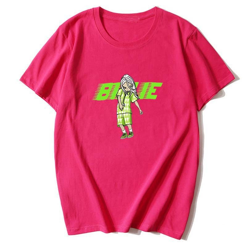 Same Style as Stars Billie Series of Unique Trendy Styles Short Sleeve T Shirt