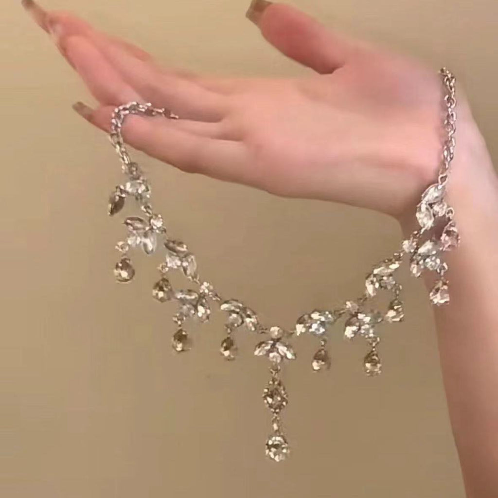 Star Custom 2025New Year's Exaggerated Punk Necklace y2k Irregular Subculture Hip-Hop Trend Unisex Niche Collarbone Chain