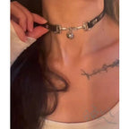 Star Custom 2025New Year's Exaggerated Punk Necklace y2k Irregular Subculture Hip-Hop Trend Unisex Niche Collarbone Chain