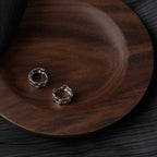 Same Style as Stars2026New Fashion Commuting Neutral Style silver Earrings ins Trendy Hip-Hop Minimalist Style Earrings Fashion New Simple Ear Accessories