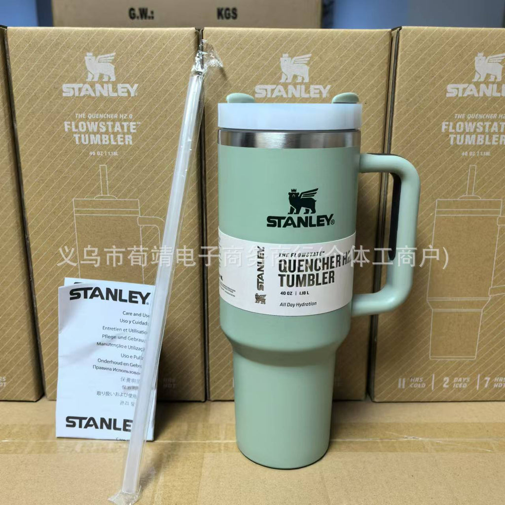 Star Custom stanley Stanley New340oz Large Capacity Car Cup Ice Block Cup304Stainless Steel Water Cup Thermos Cup