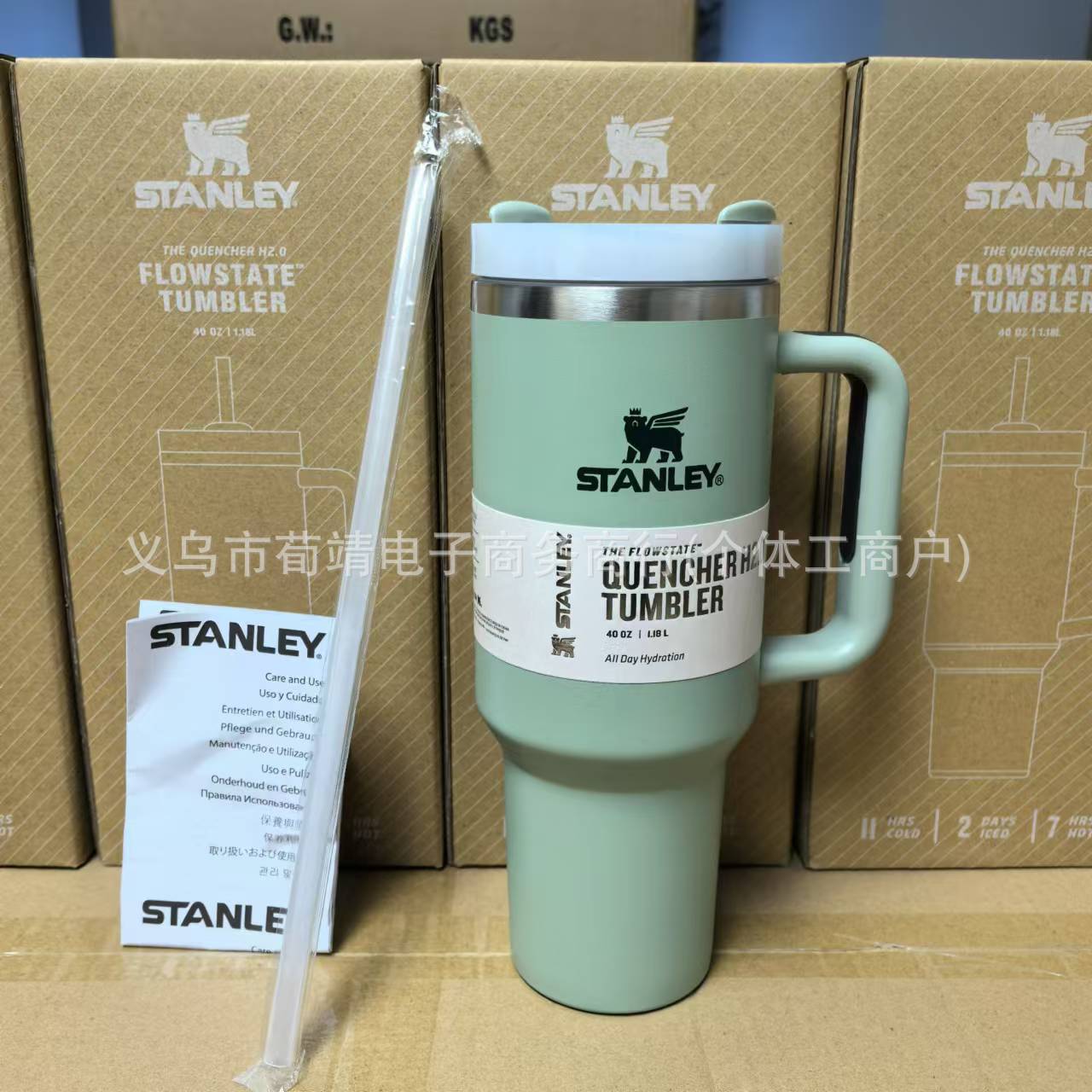 Star Custom stanley Stanley New340oz Large Capacity Car Cup Ice Block Cup304Stainless Steel Water Cup Thermos Cup