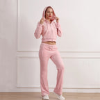 Y2K "McBling" Velour Tracksuit - Mint Green 2000s Aesthetic