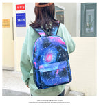 Celebrity Style Trendy European and American Billie Pencil Bag Shoulder Backpack Three-piece School Bag