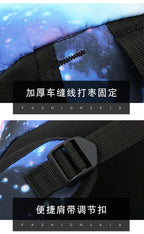 Celebrity Style Trendy European and American Billie Pencil Bag Shoulder Backpack Three-piece School Bag