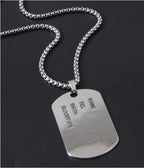Star Style Fashion Simple Shield Personality Temperament Unisex Wearable Long Necklace High-Quality Material Necklace