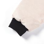 Star Style Autumn Winter Sports Jacket Casual Loose Long Sleeve Top Couple Spliced Sleeve Baseball Cotton Jacket Handsome Unisex Outerwear