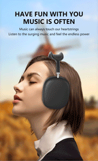 "It Girl" Aesthetic Wireless Headphones - Silver Y2K Tech