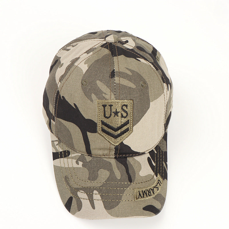 Celebrity Style Hat Autumn Winter Hat Cotton Soft Top Outdoor Camouflage Baseball Cap Unisex Hat Mountaineering Duckbill Cap