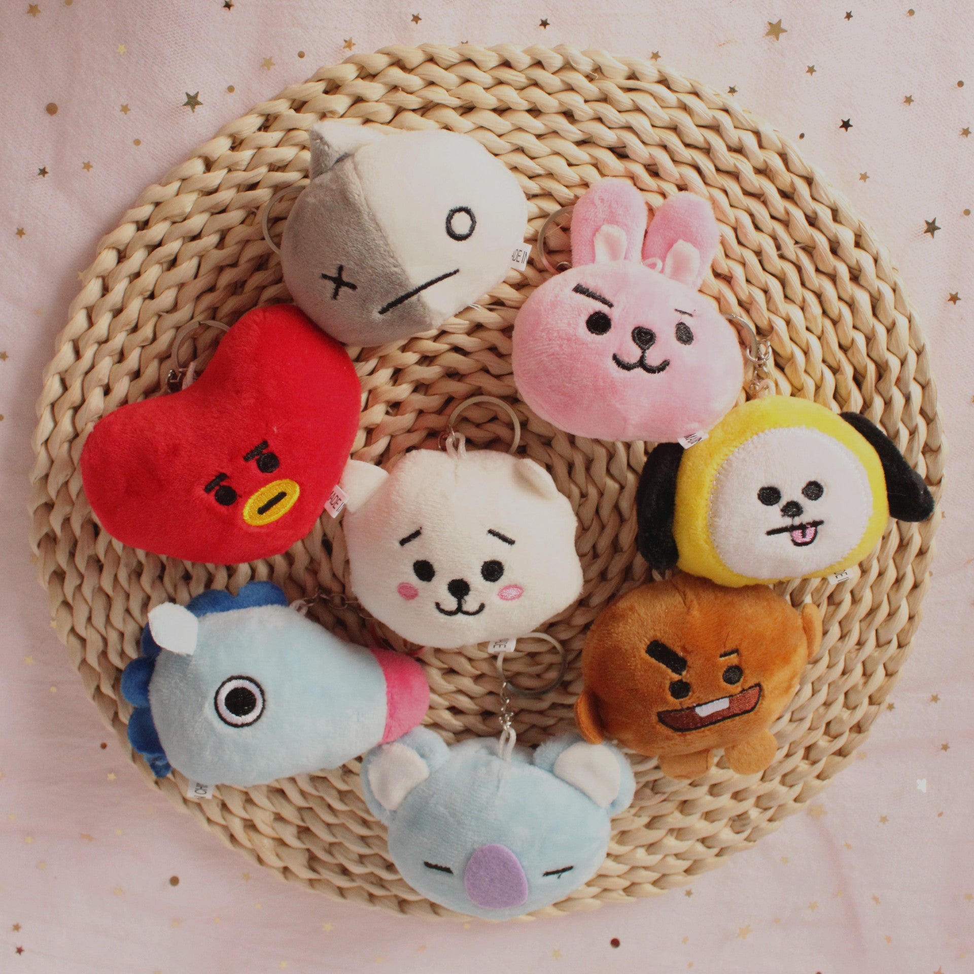 New Japanese Style Cartoon Cute Girly Plush Doll Clothing Bag Pendant Brooch Accessories