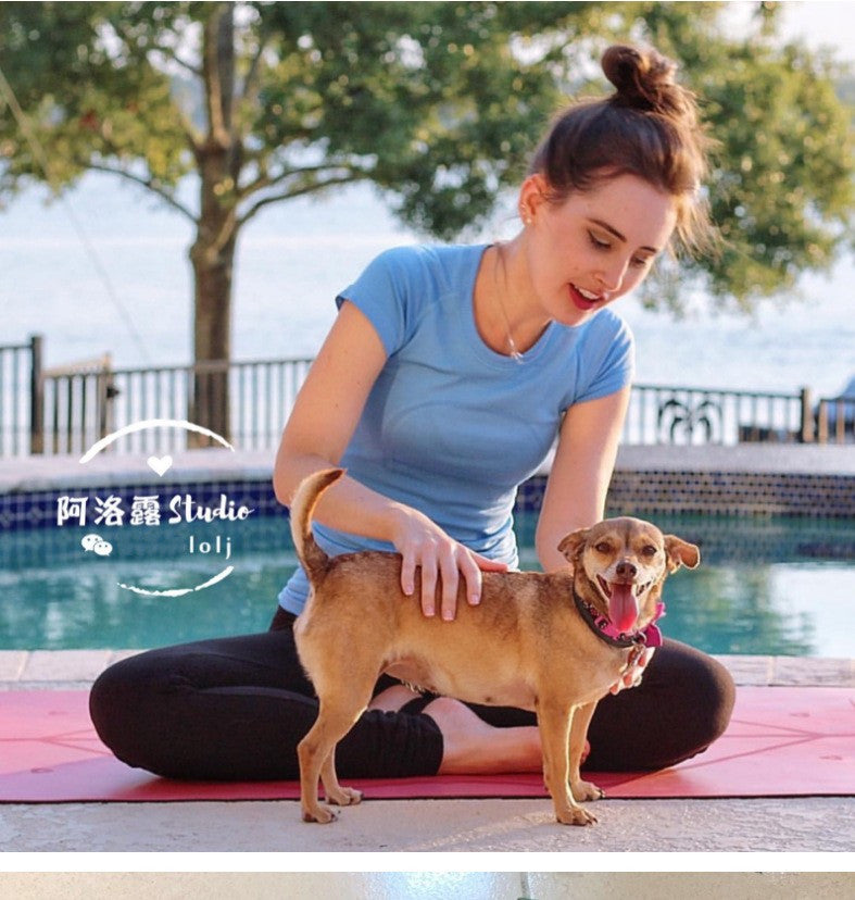 Star Custom SWIFT SPEED Yoga Clothes Women's Top Sexy Quick-Drying Gym Sports Morning Exercise Running Round Neck Short Sleeve TS