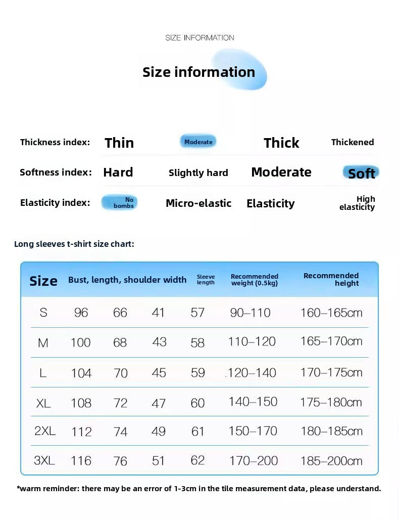 Same Style as Stars Billie American Style Cartoon High Street vintage Rock Loose Fit Unisex Long Sleeve Base Layer T Shirt