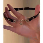 Star Custom 2025New Year's Exaggerated Punk Necklace y2k Irregular Subculture Hip-Hop Trend Unisex Niche Collarbone Chain