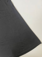 G25D047-2025Elegant Black Long Dress Slim Lace Stitching Drooping Slimming Premium Transparent