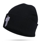 New style knitted hat similar to celebrity style Billie Knitted Hat Embroidery Autumn Winter Export Pullover Brimless Hat