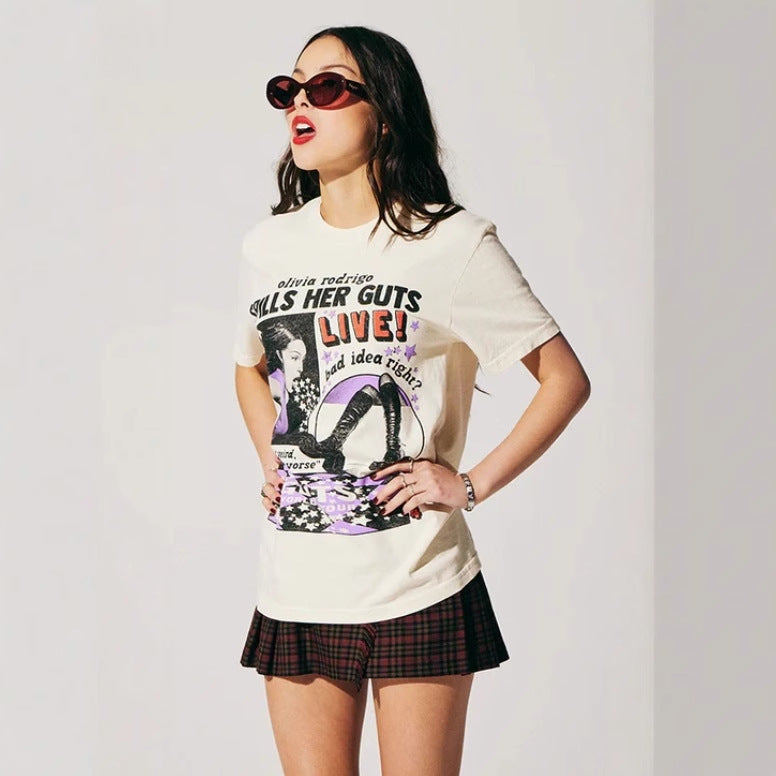 The "Spill Your Guts" World Tour Graphic Tee - Vintage Wash Edition