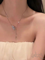 Star Custom 2025New Year's Exaggerated Punk Necklace y2k Irregular Subculture Hip-Hop Trend Unisex Niche Collarbone Chain