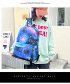 Celebrity Style Trendy European and American Billie Pencil Bag Shoulder Backpack Three-piece School Bag