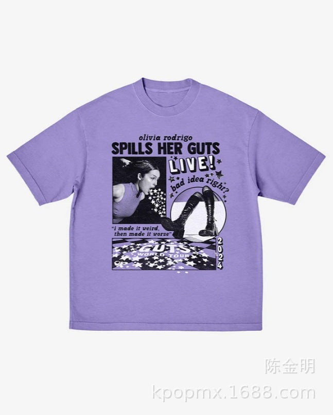 The "Spill Your Guts" World Tour Graphic Tee - Vintage Wash Edition