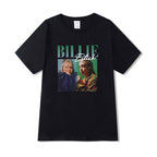 Celebrity Style Pure Cotton Short Sleeve Billie Printing T Shirt New Top