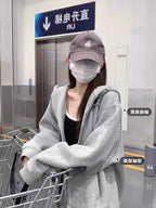 "Build a B*tch" Oversized Zip-Up Hoodie - Cozy Gamer Girl Aesthetic