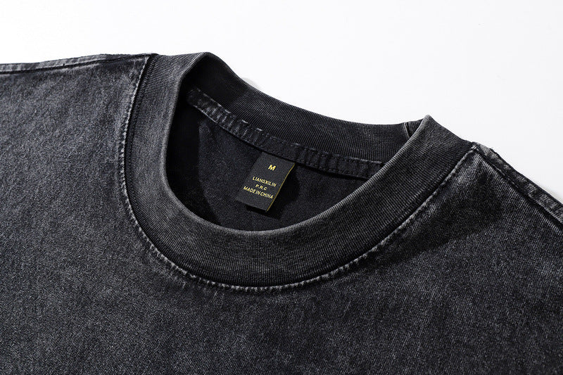 Celebrity Style American Retro Billie Singer Character Print Short Sleeve T Men's and Women's Street Style Short Sleeve T-Shirt