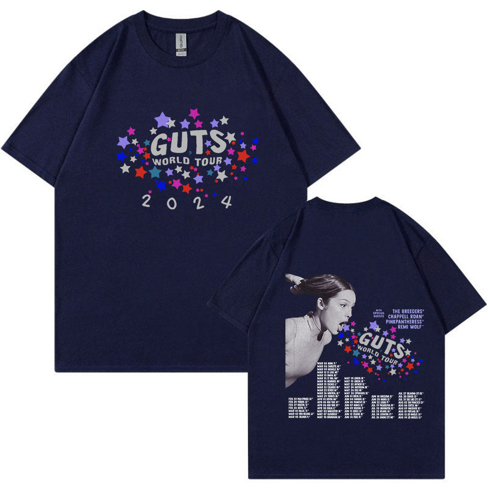 SOUR Prom Queen Graphic Tee - Navy Blue Archive